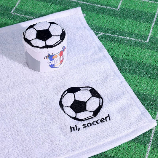 2026 Football Cotton Towel – Soft, Absorbent, & Fan-Ready 30×30 cm