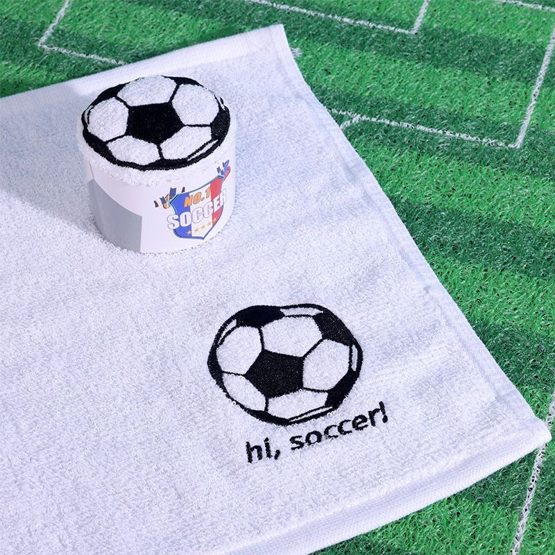 2026 Football Cotton Towel – Soft, Absorbent, & Fan-Ready 30×30 cm
