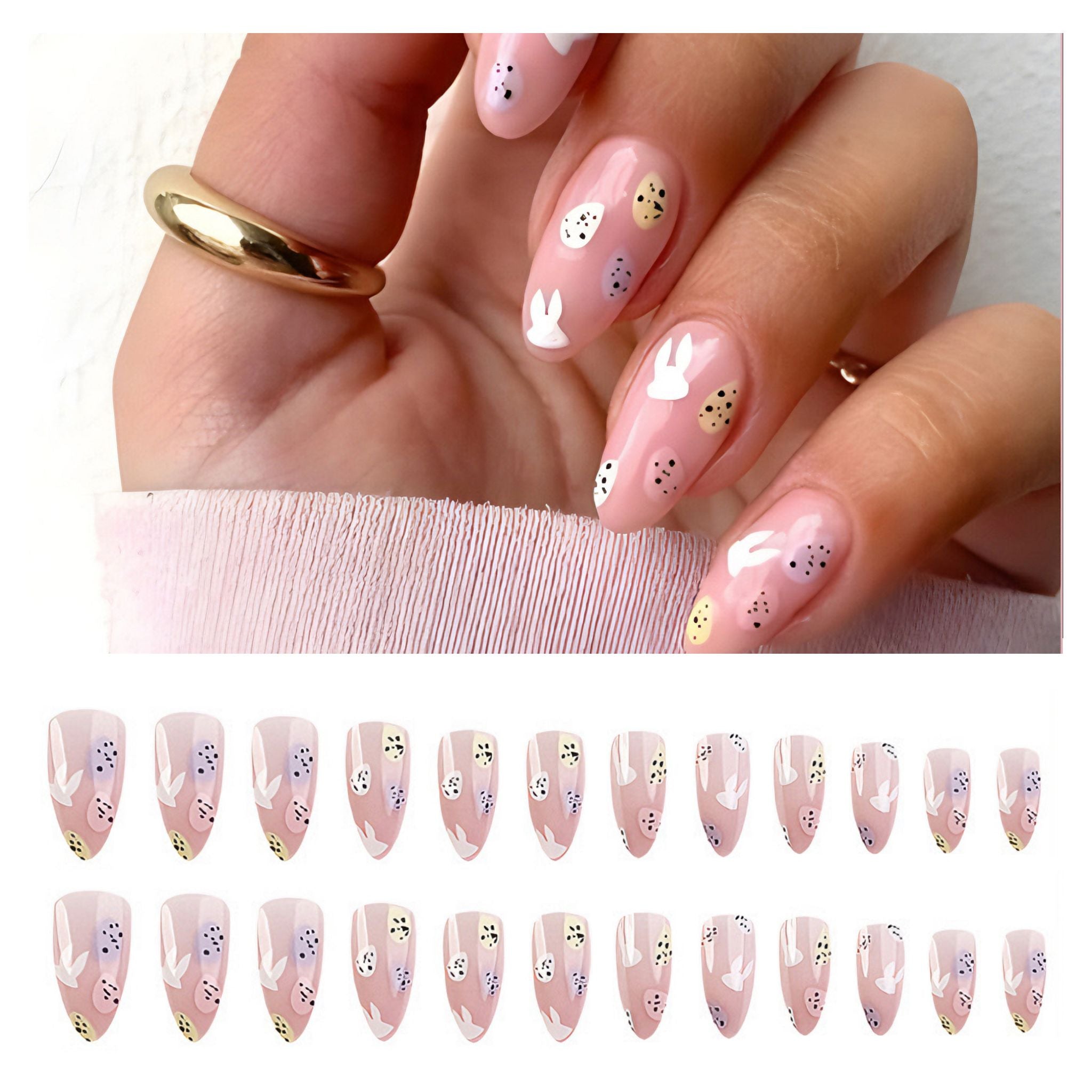 Playful Easter Bunny Nail Designs 2025